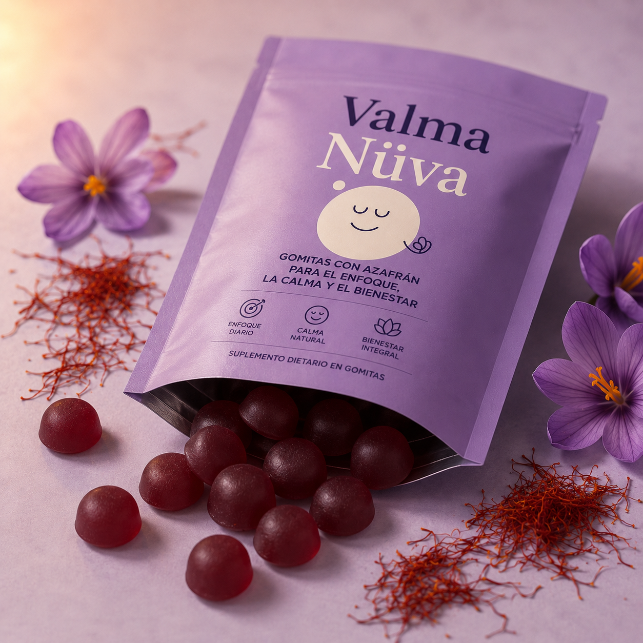 Gomitas Valma Nüva con azafrán